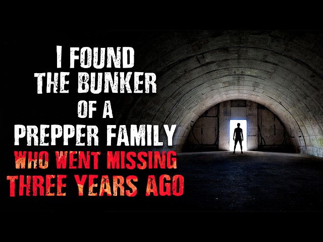 "I found the bunker of a prepper family who went missing three years ago" Scary Internet Stories