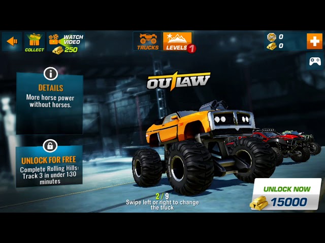 MONSTER TRUCKS RACING Gameplay for Android | Androidcrawl.com