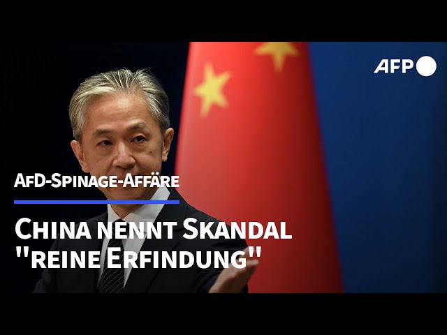 AfD-Skandal: Peking weist Spionagevorwürfe als "reine Erfindung" zurück | AFP