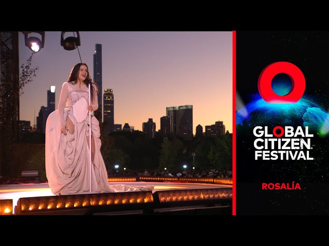 Rosalía Performs 'Delirio De Grandeza' | Global Citizen Festival: NYC