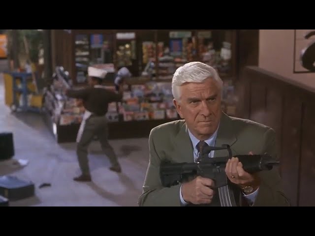 Naked Gun 33 1/3 (Opening) The Untouchables Stairway Shootout Scene High Definition