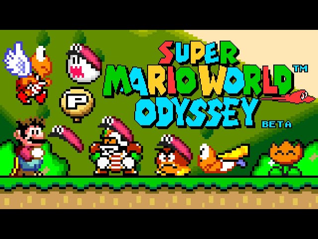 Super Mario World Odyssey (SNES) - SMW Rom Hack (New Gameplay). ᴴᴰ