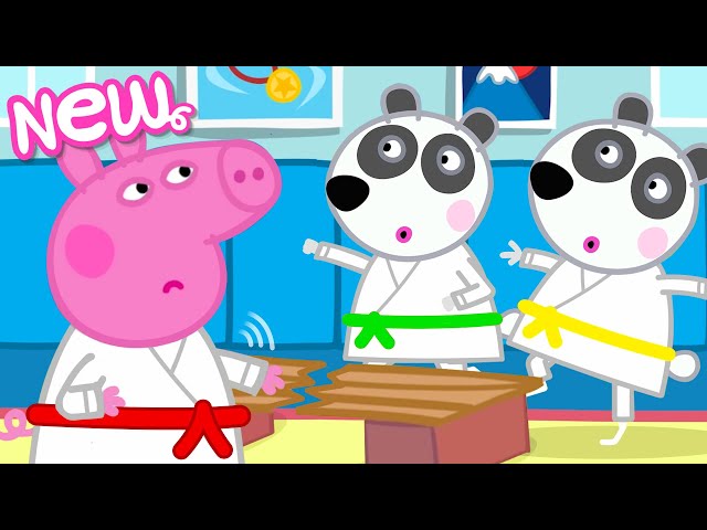 Peppa Pig Tales 🥋 Karate Class With The Panda Twins! 🐼 BRAND NEW Peppa Pig Episodes