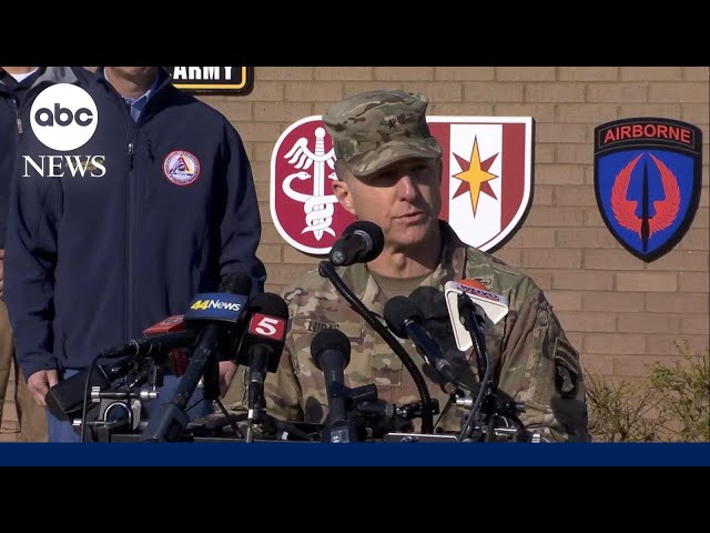 Fort Campbell holds presser following Black Hawk crash that killed 9 service members