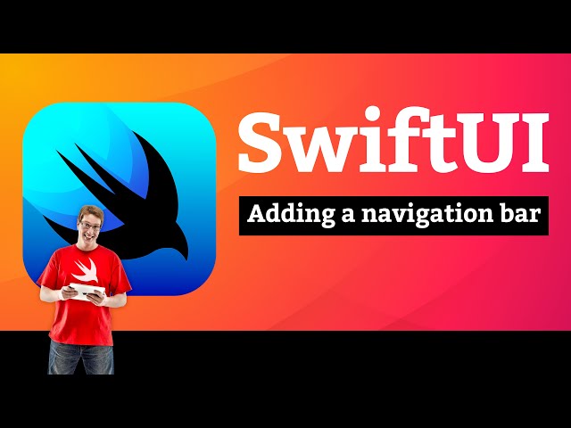 iOS 15: Adding a navigation bar  – WeSplit SwiftUI Tutorial  3/11