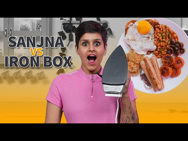 Chef Sanjna Vs Iron Box | Full English Breakfast | Challenge | Cookd