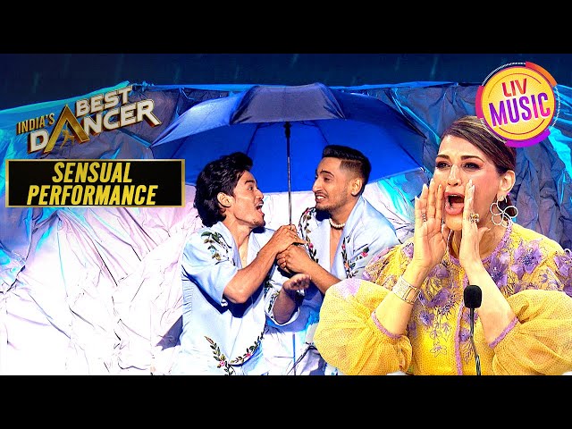 'Kesariya' पर हुआ Cute Rain Dance | India's Best Dancer S3 | Sensual Performance