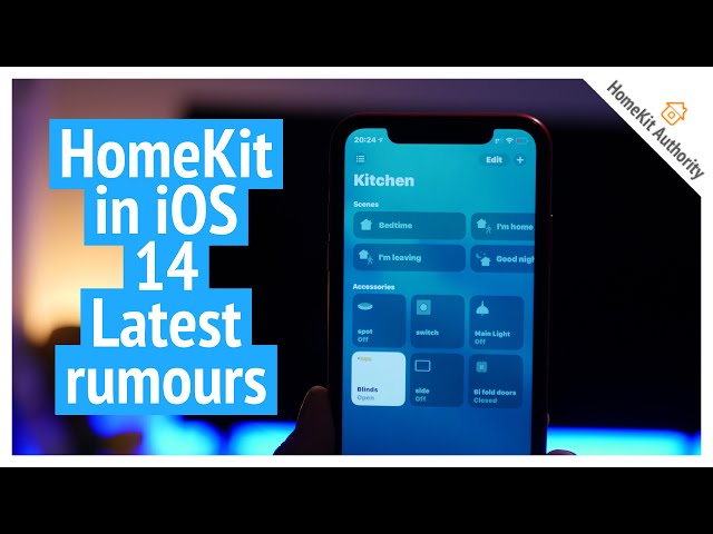 HomeKit in iOS 14 -  Facial recognition, Apple TV audio and night shift for smart lighting.