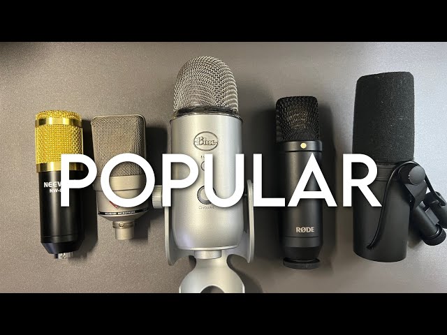 What are the most popular microphones of all time?