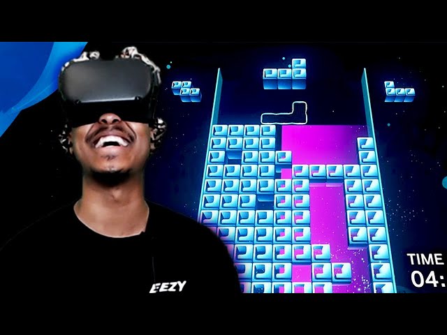 Tetris, but an artistic MASTERPIECE! | Tetris Effect VR (Oculus Quest)