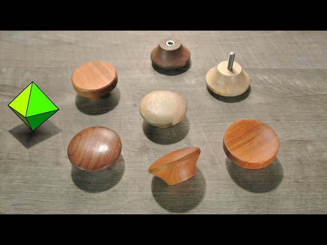 NO LATHE. Pro-quality Wood Knob Making by pocket83