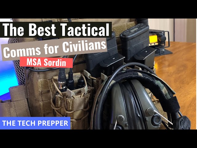 The Best Tactical Comms for Civilians - MSA Sordin + Disco32 PTT + VX-6R
