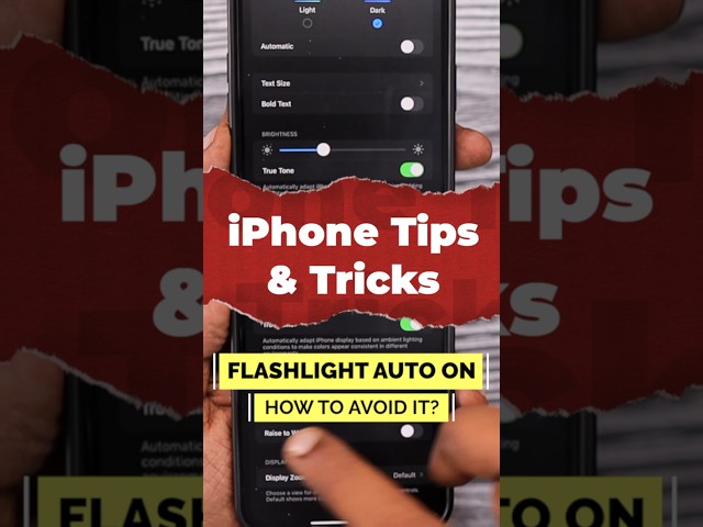 How to Avoid #iPhone Flashlight or Camera Auto ON when in Pocket?
