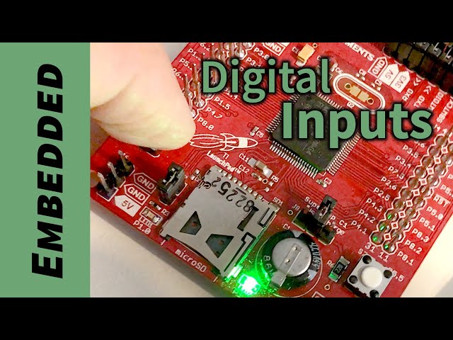 How to wire-up and program a button. (digital inputs, microcontrollers)
