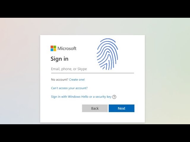 You can now use a Passkey to Access your Microsoft Account using your Face, Fingerprint or PIN