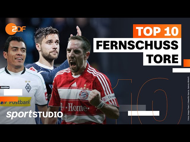 Top 10 Fernschuss-Tore der Bundesliga-Geschichte | Teil 2 | sportstudio