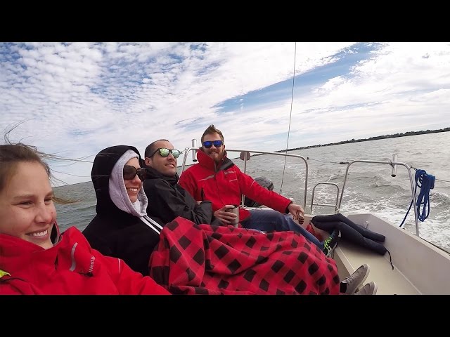 18. Cold Front Sailing, Fishing, and Sleeping on a Small Sailboat - Sailing Vessel Somnium