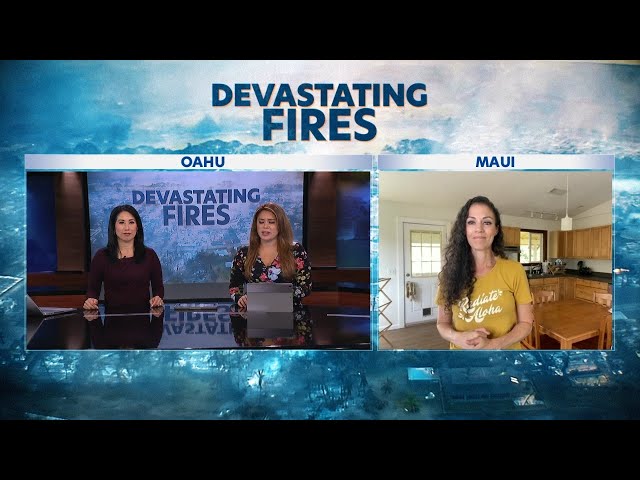 KITV4's Malika Dudley on a rollercoaster ride of emotions as fire advances and retreats in Kula 200