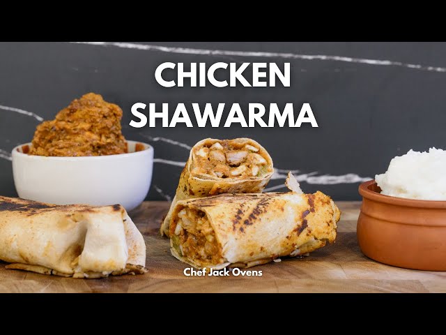 Chicken Shawarma At Home With Homemade TOUM