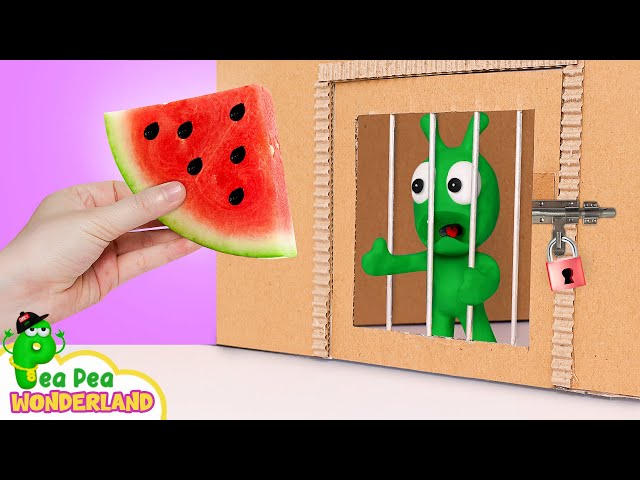 Pea Pea Got Locked in Mystery Room Challenge | Pea Pea Wonderland - Cartoon for kids
