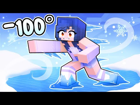 Frozen -100 DEGREES in Minecraft!