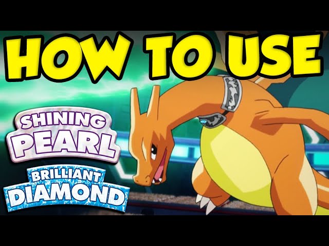 HOW TO USE CHARIZARD IN POKEMON BRILLIANT DIAMOND SHINING PEARL! Pokemon BDSP Charizard Moveset!