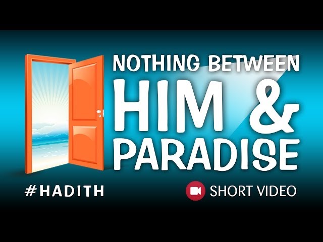 Nothing Between Him & Paradise ᴴᴰ ┇ #Hadith ┇ Islamic Short Reminder ┇ TDR Production ┇