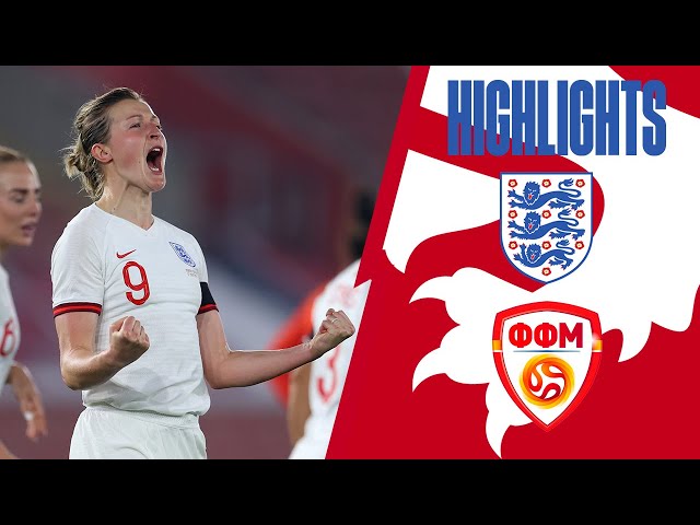 England 8-0 North Macedonia | Lionesses Score 8 in Impressive Win! | Highlights