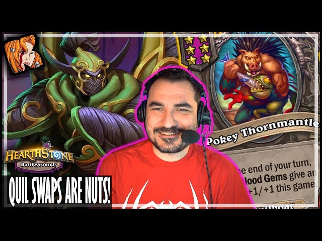 QUILBOAR SWAPS ARE NUTS! - Hearthstone Battlegrounds