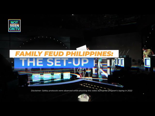 Family Feud Philippines world-class stage build in time-lapse!