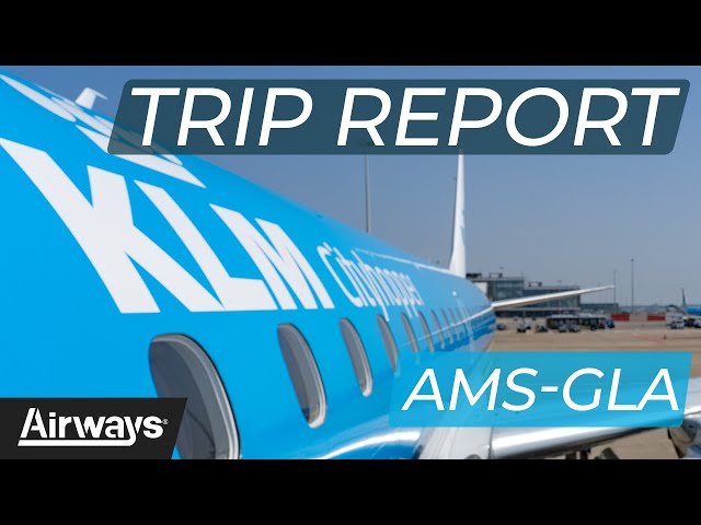 Flying KLM Cityhopper to Scotland