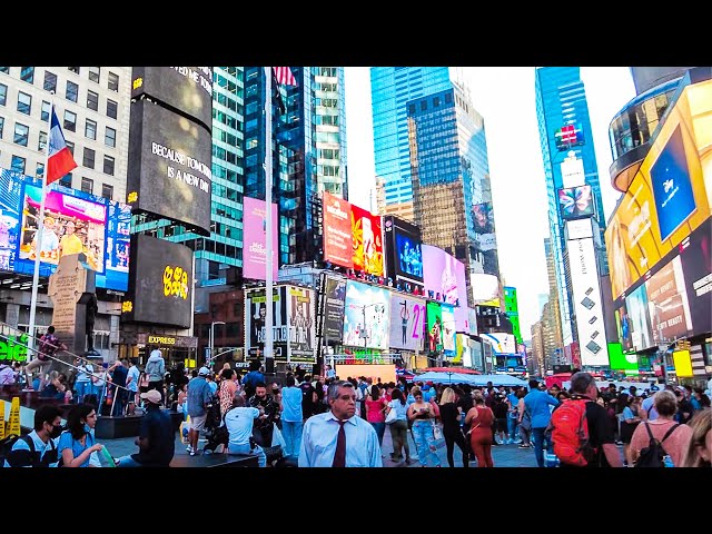 Walking NYC : Broadway from Harlem to Times Square (September 2021)