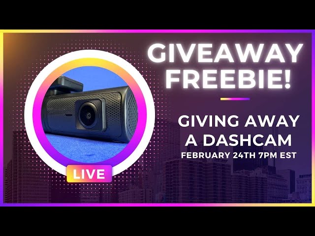 Giving away a dashcam LIVE