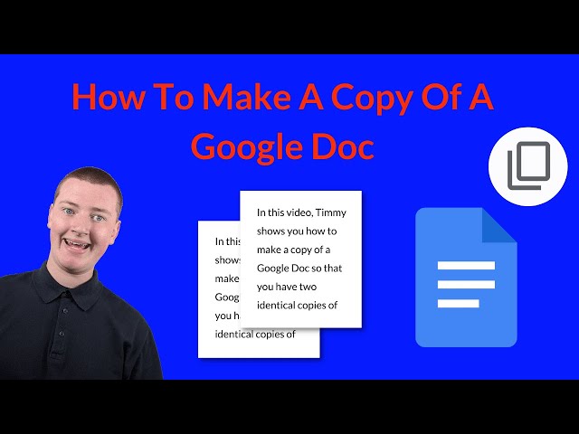 How To Make A Copy Of A Google Doc