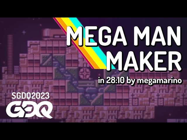 Mega Man Maker by megamarino in 28:10 - Summer Games Done Quick 2023