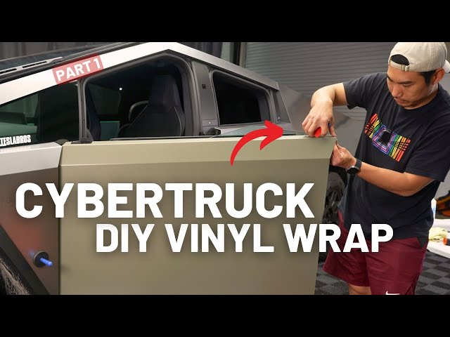 How To Wrap A Cybertruck - Vinyl vs PPF Part 1 - TESBROS