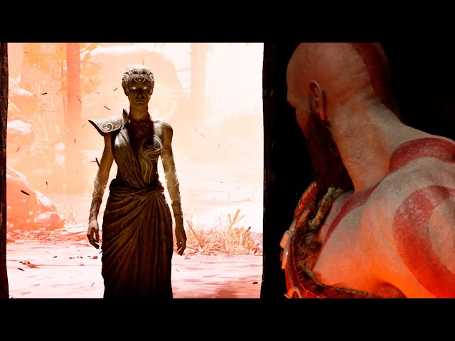 Atenea Atormenta a Kratos mientras Recupera las Espadas del Caos | God of War 4 PS5 #Shorts