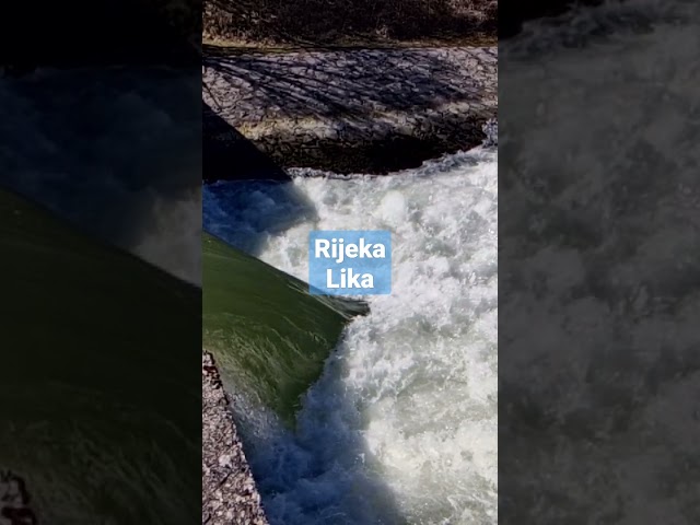 Rijeka Lika na prvom razbijaču u Otočcu