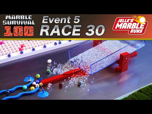 Marble Race: Marble Survival 100 - Race 30