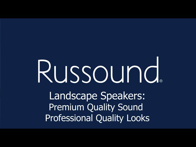 Russound Landscape Speakers