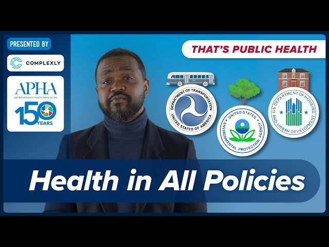 What does "health in all policies" mean? Episode 9 of "That's Public Health"