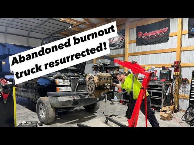 Abandoned burnout truck gets resurrected!
