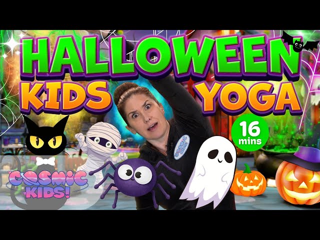 NEW! Halloween Yoga for Kids! | Haunted House - A Cosmic Kids Yoga Adventure!