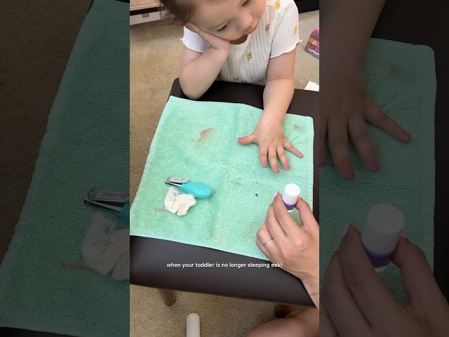 Doing My Toddler’s Nails • Day in The Life Vlog