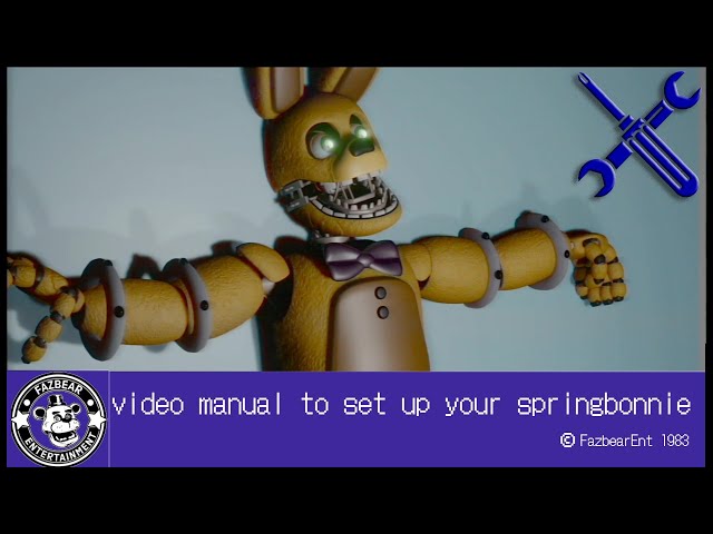 How to assemble your Spring Bonnie suit [FNAF/VHS]