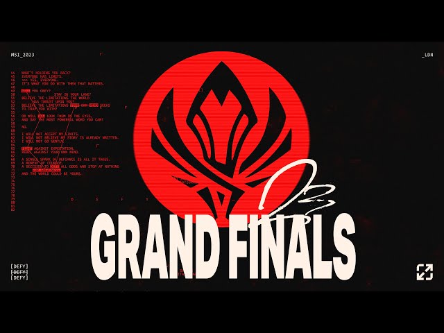 JDG vs. BLG | Grand Finals | MSI 2023
