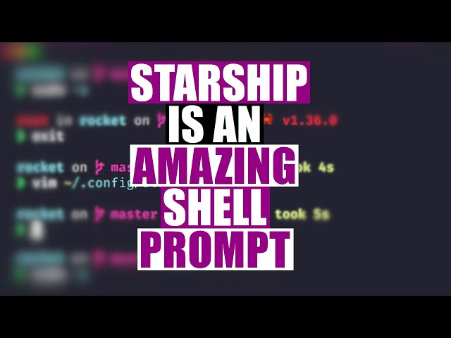 A Linux Shell Prompt That's Out Of This World!