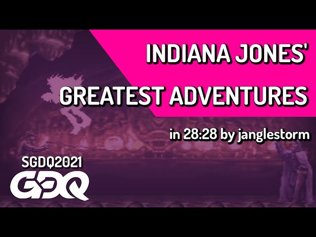 Indiana Jones' Greatest Adventures by janglestorm in 28:28 - Summer Games Done Quick 2021 Online