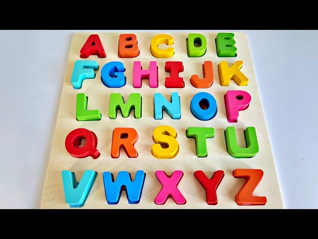 Learn ABC Puzzle Toy | Best ABC Learning Toy Letters and Alphabet Video for Toddlers