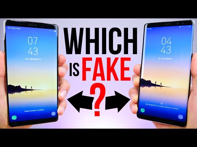 $90 Fake Samsung Galaxy Note 8 vs $929 Note 8!